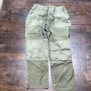 Gap Green Cropped Utility Pants